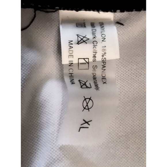 Adisputent 2-Piece Tankini Swimsuit Ruffled Top High-Waisted Bottom Size XL - Picture 8 of 9